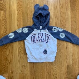 GAP Mickey Mouse Zip Hoodie